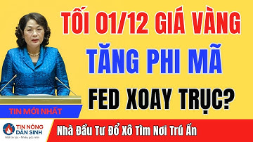 Giá Vàng 01/12 Tăng Nóng Lên Đỉnh 6 Tuần – Fed Chuẩn Bị Cắt Lãi Suất?