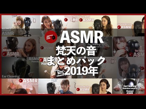 [睡眠用ASMR]2019年の耳かき梵天の音フェチまとめ[JGA]