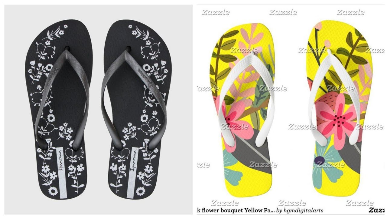 very attractive awesome beautiful design of flip flops for girls/unique ...