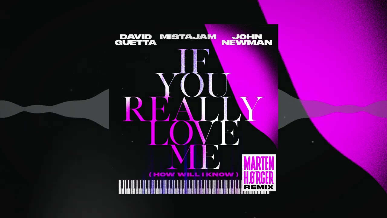 David Guetta x MistaJam x John Newman - If You Really Love Me [Marten Hørger Remix]