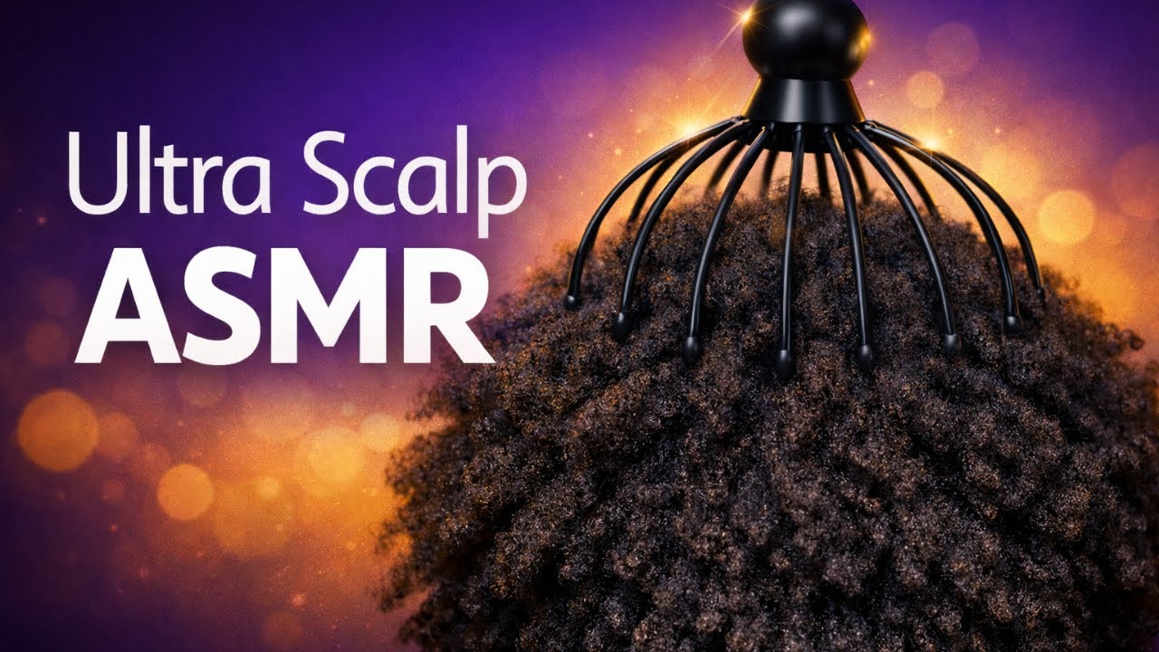50-Min Ultra Scalp Massage for Deep Relaxation | Stress Relief & Sleep Aid