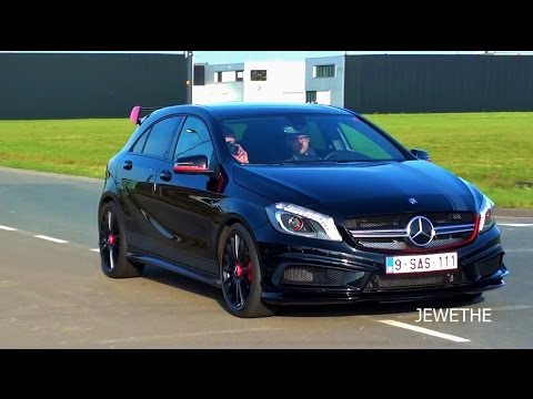 Mercedes-Benz A45 AMG Exhaust SOUNDS! Accelerations & Downshifts!