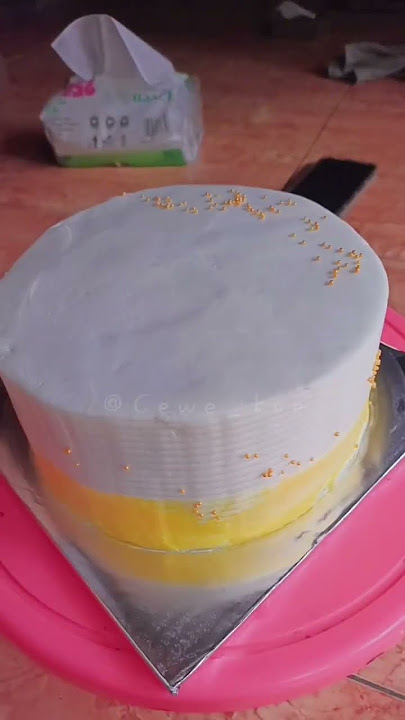 cake reog Ponorogo simpel