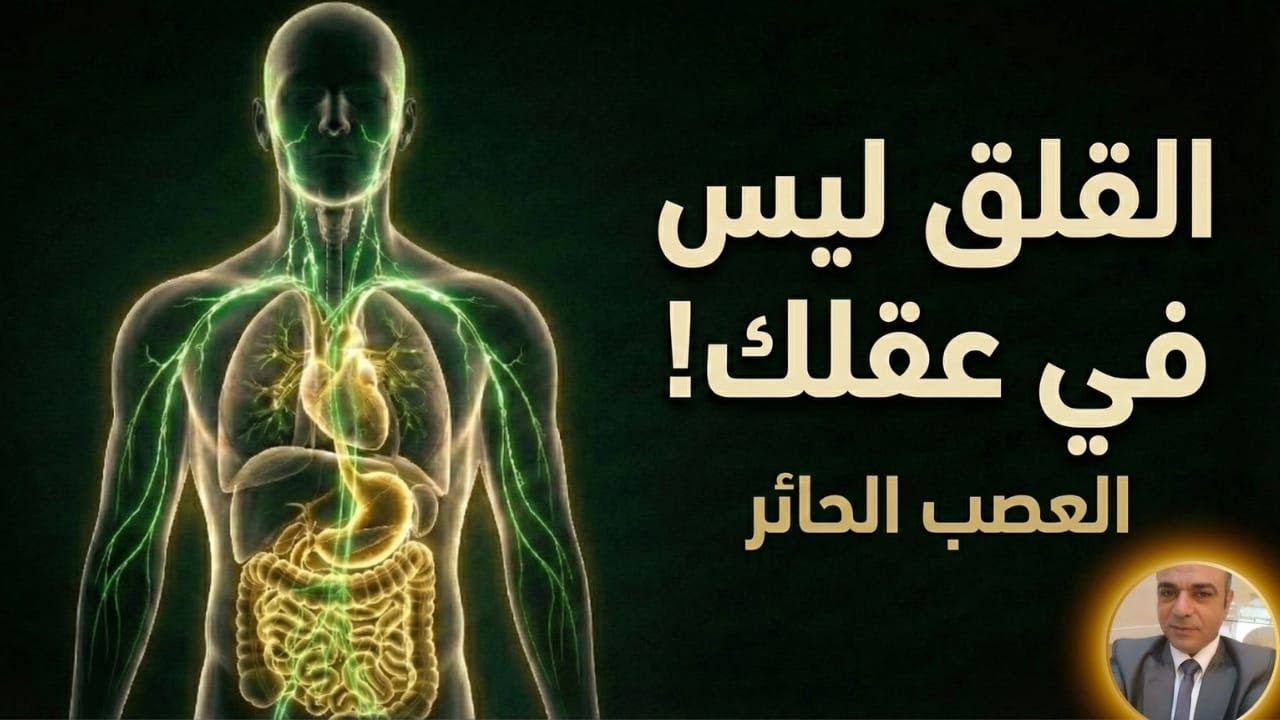 93% من القلق ليس في عقلك!العصب الحائر… الجرس الخفي لنوب… — Transcript