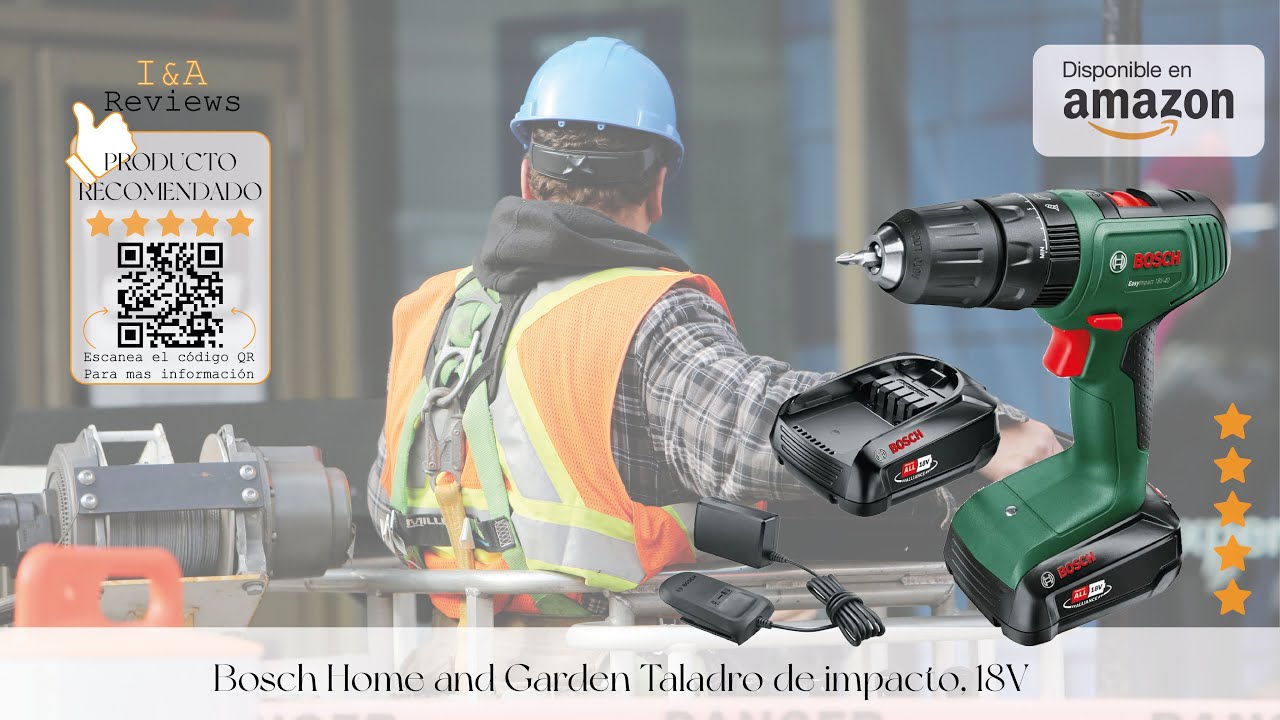 Bosch Home and Garden Taladro de impacto inalámbrico EasyImpact 18V-40 