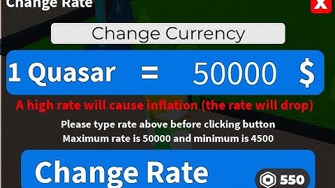 Exchanging Quasar With 50K Exchange Rate In Bitcoin Miner
