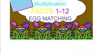 Easter math binder multiplication printable math facts interactive binder facts by 1-12