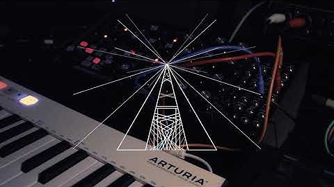 Moog Subharmonicon + keystep CV 3 oscillator Patch