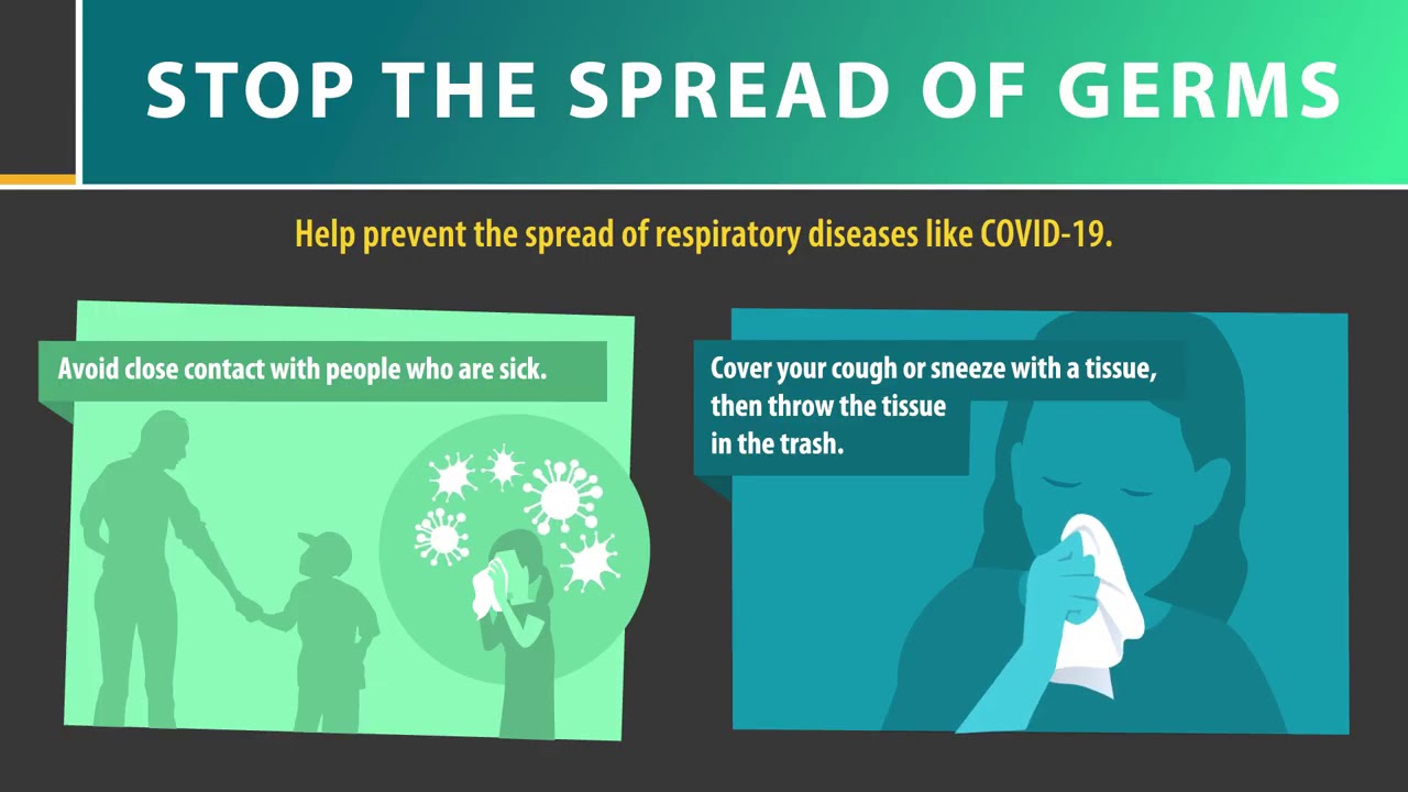 COVID 19 Stop the Spread of Germs