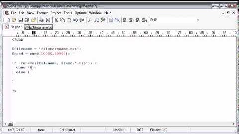 File Handling Deleting and Renaming Files Part 2 Tutorial  in PHP- MYSQL by For Student Organization
