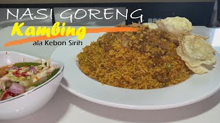 Nasi Goreng Kambing? ala Kebon Sirih plus acarnya.. mantap??