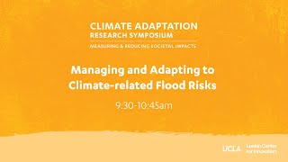 Managing and Adapting to Climate-related Flood Risks