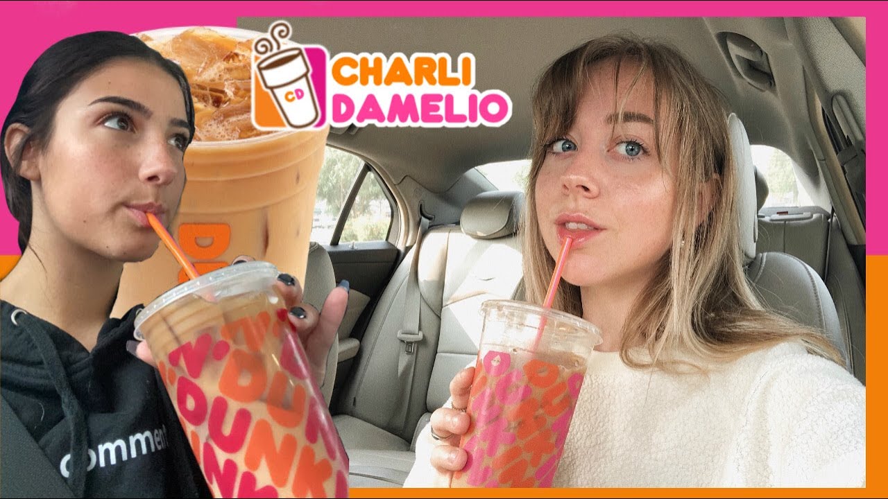 TRYING CHARLI D'AMELIO'S DUNKIN DONUTS DRINK YouTube