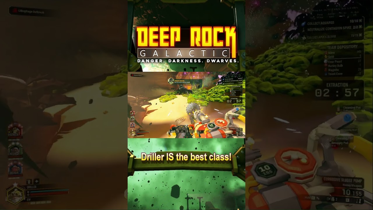 driller is the best class in deep rock galactic 