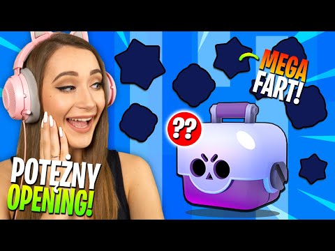 Zrobiłam POTĘŻNY OPENING przed NOWYM SEZONEM w Brawl Stars ... (mega FART!)