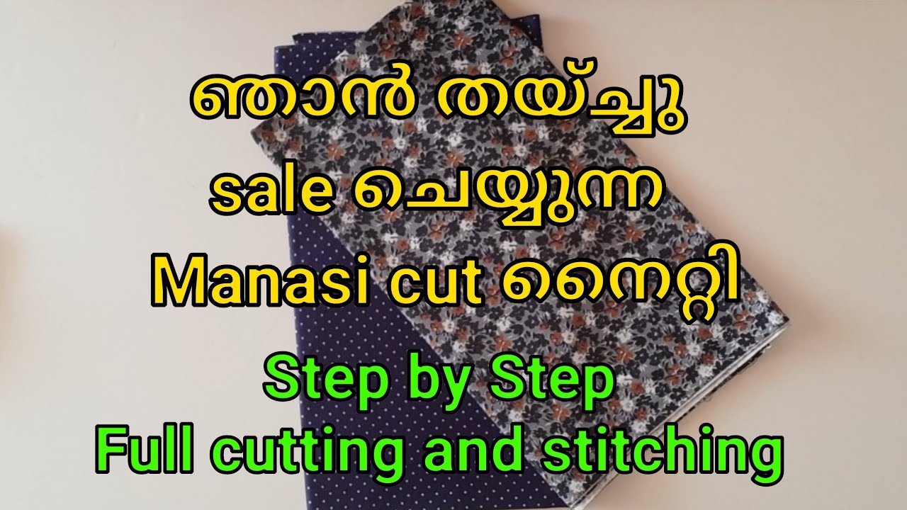 Manasi cut Nighty Full cutting and stitching @Oppam stitchings