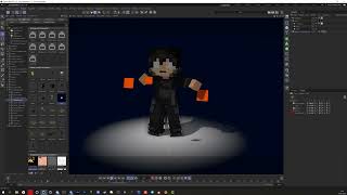 Создал майнкрафт риг для cinema4d LibriRIG