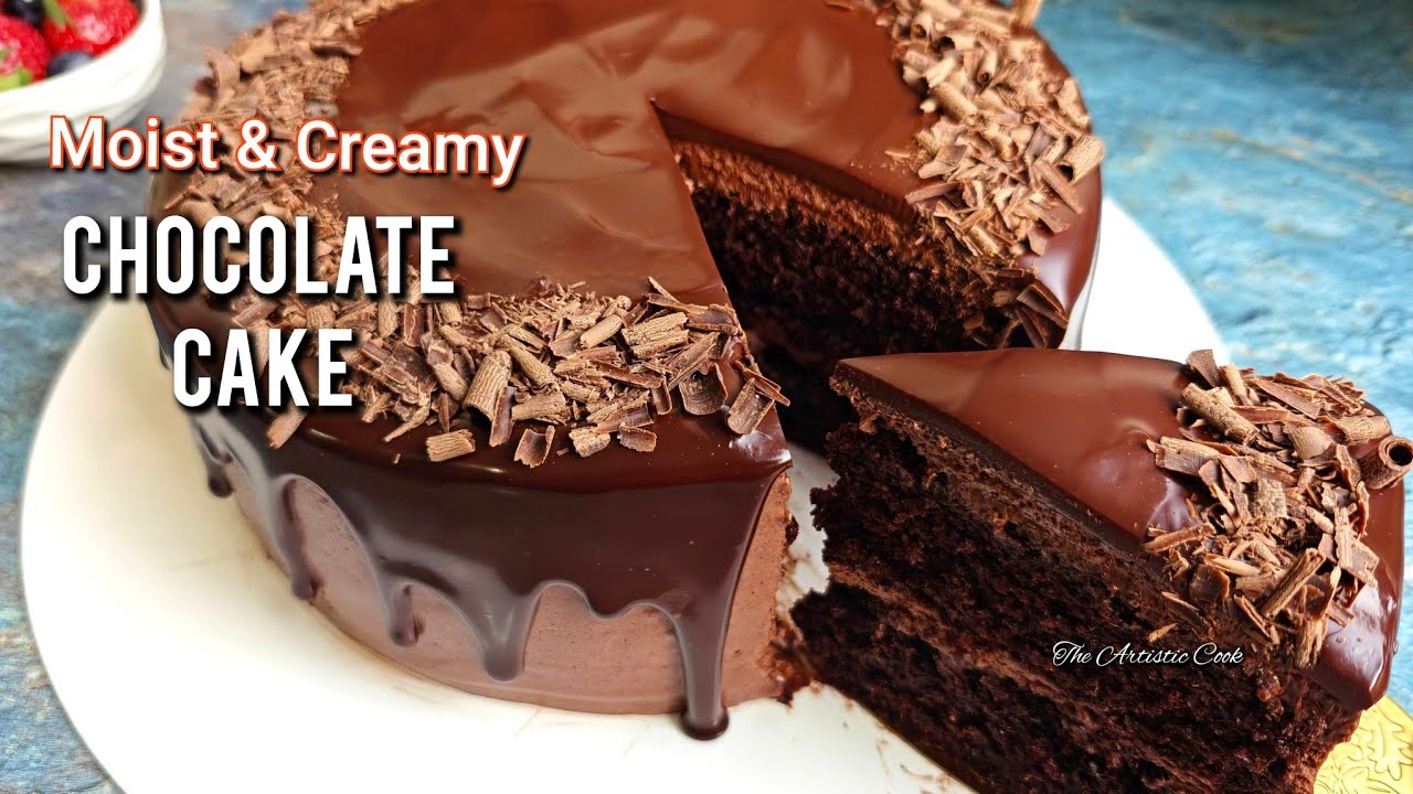 Moist Chocolate Cake Recipe | Easy Chocolate Cake | The Best Chocolate ...