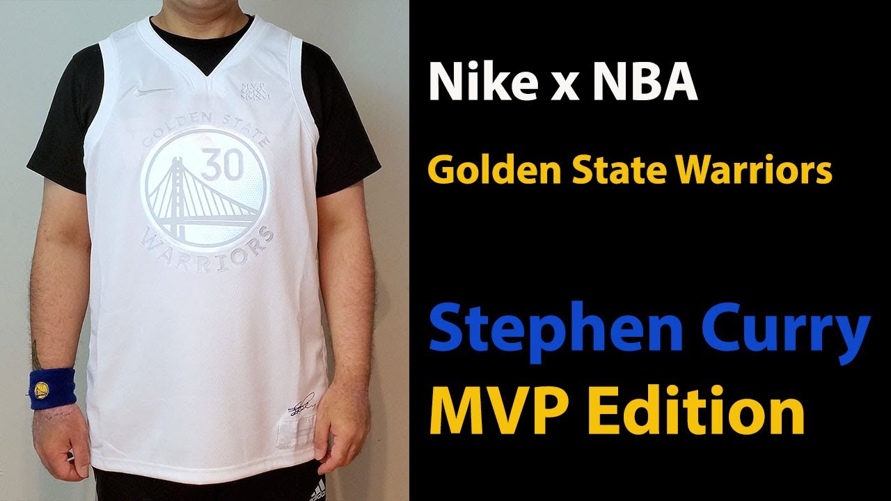 Nike Golden State Warriors Stephen Curry MVP Jersey & Comparison