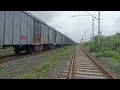 WAG-5H Twins with BCNAHL towards Udhna Jn in cloudy afternoon.
