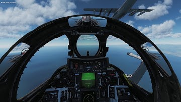 DCS: F-14 First Track IR Air to Air Refuel