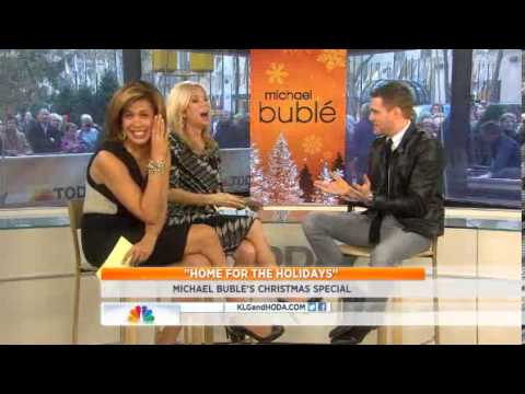 luisana lopilato and Michael Buble en TheTodayshow