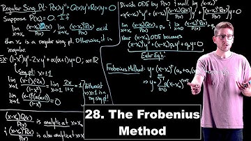 The Frobenius Method - Ordinary Differential Equations | Lecture 28