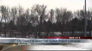 Byron City Council is set to select a trail system project contractor