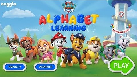 Ato z  Learn and  Read Alphabet #Nick Jr  pawpatrol pcgames