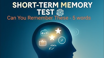 Short-Term Memory Test 🧠 | Can You Remember These 5 Words? | BrainWorkout Challenge