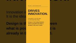 Design is how innovation reaches the market. #industrialdesign #productdesign #designrevolution