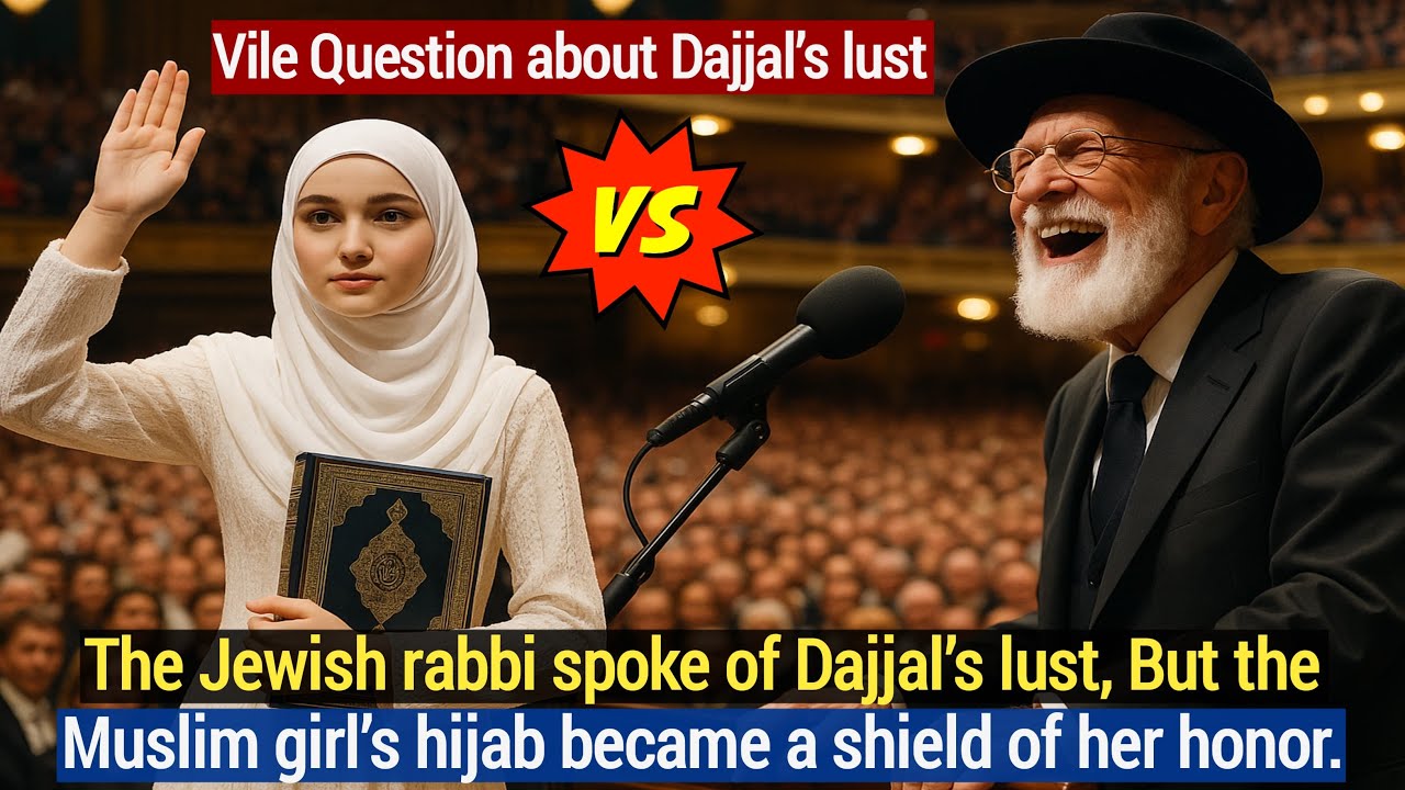 Dajjal’s Lust vs Her Hijab – Jewish Rabbi Silenced by Muslim Girl
