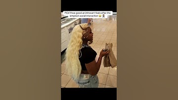Her hair was so cool  #introvert #extrovert #pov #viral #girl #talking #public #fyp #rizz #social