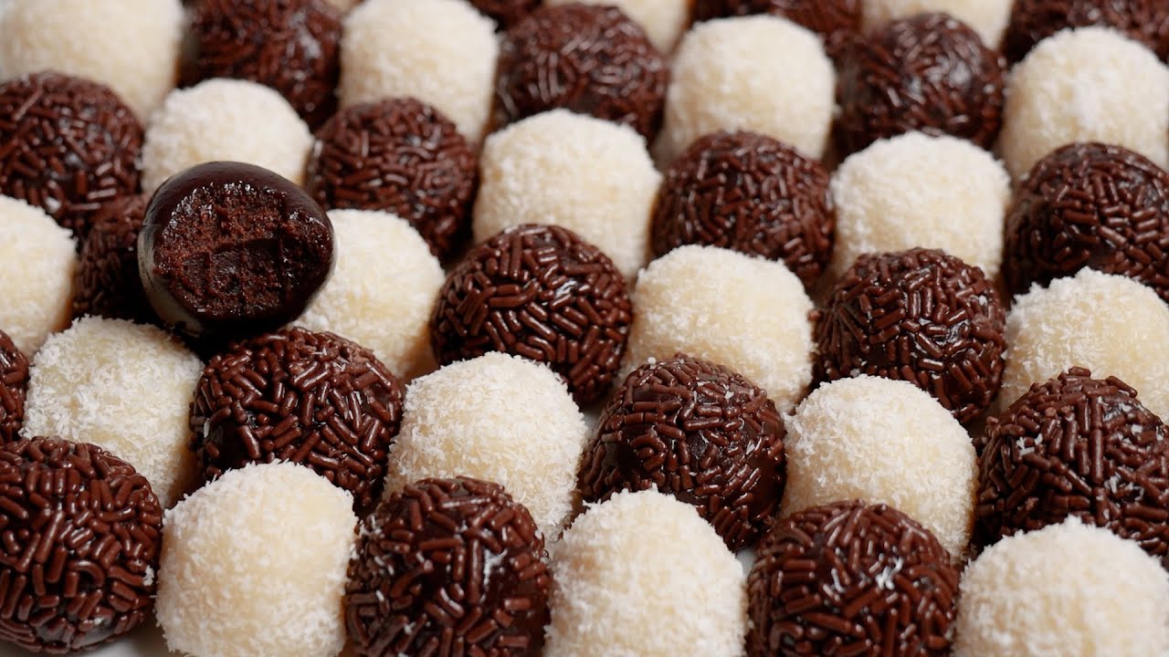 [4가지 재료] 연유초콜릿보다 더 맛있는 연유초콜릿 만들기 Brigadeiro recipe