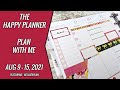 Plan with Me || August 9-15 || Classic Happy Planner || Ft. kellofaplan
