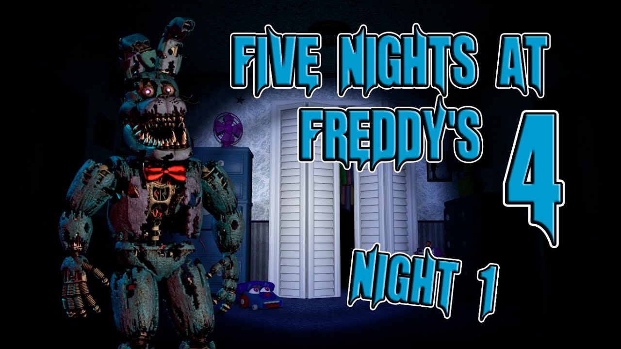 Five Nights at Freddy's 4 Full Game Walkthrough - No Commentary (#Fnaf4  Full Game) 2015 