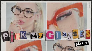 affordable glasses try-on haul! PLEASE help me pick