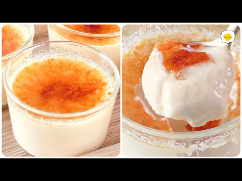 Coconut Crme Brle Recipe Pudding  Recette de Crme brle au coco 