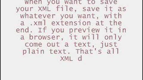 Learn XML in 4 Minutes