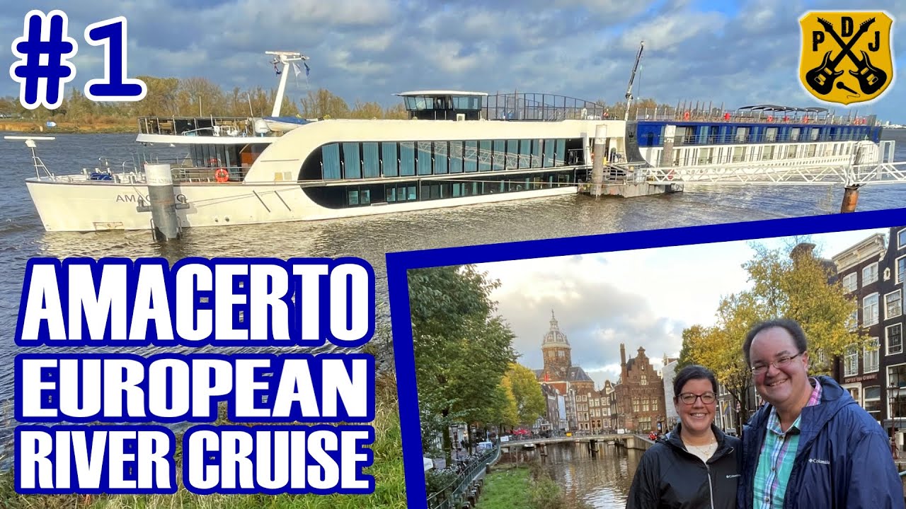 AmaCerto Pt.1 - Our First Ever River Cruise! - Embarkation Day - Exploring Amsterdam, Netherlands
