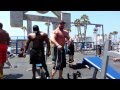 Muscle Beach Pit RAW WORKOUT - Rich Piana, Gabe Moen, Ron Partlow & Renaldo Gairy