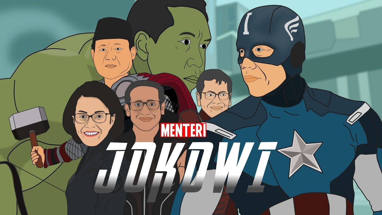  Kartun  Animasi Lucu  Menteri Jokowi  Mas Sayur YouTube
