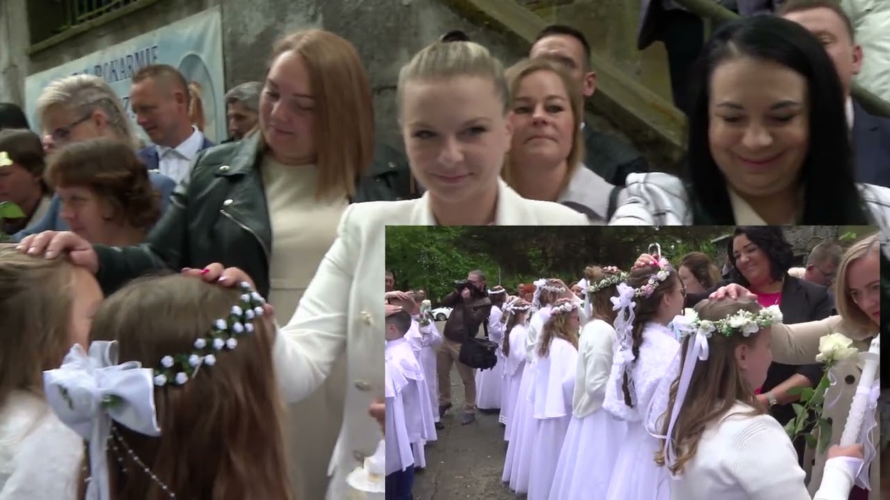 I Komunia Św 2024 w  Parafii Matki Bożej Różańcówej w Kamiennej górze