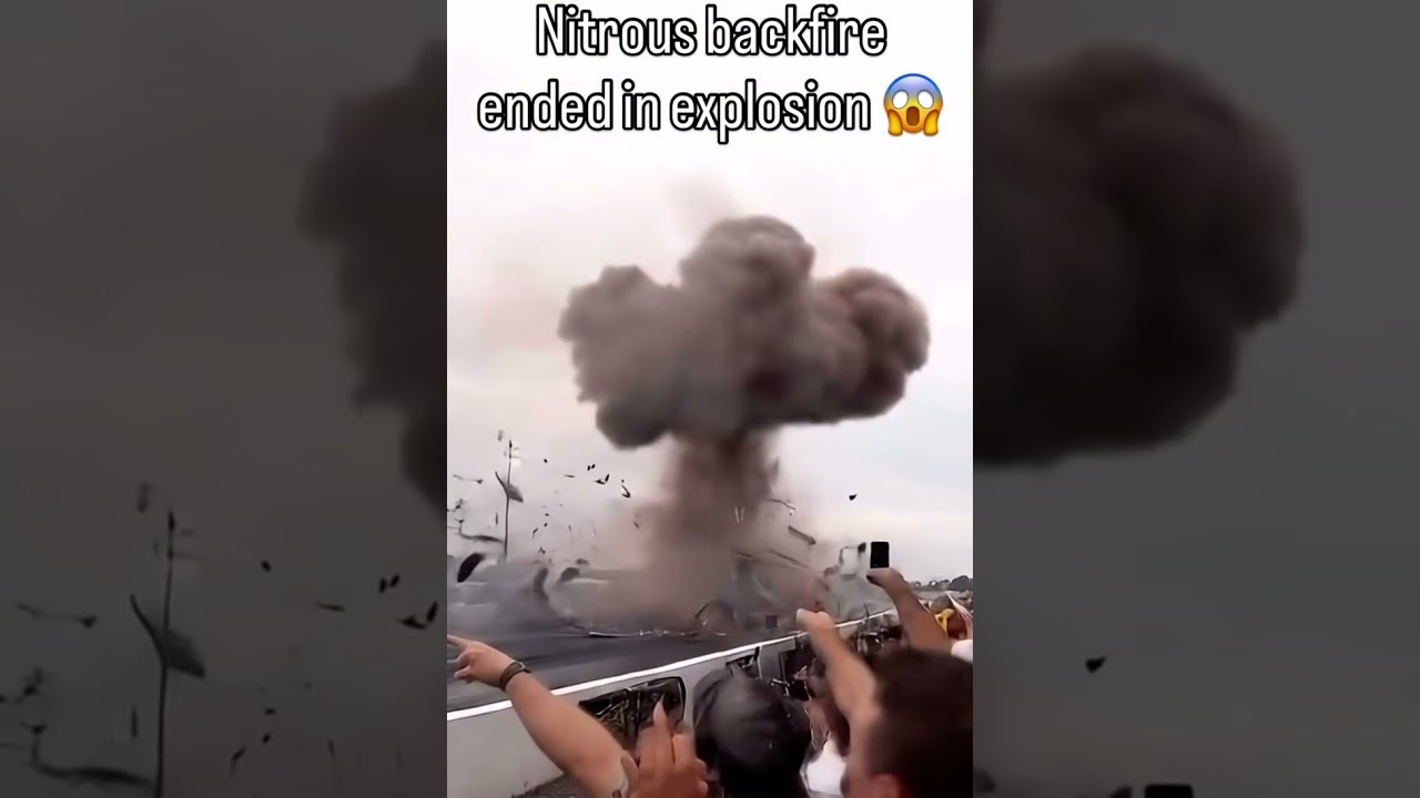 Nitrous explosion. Daaaayum Rusty
