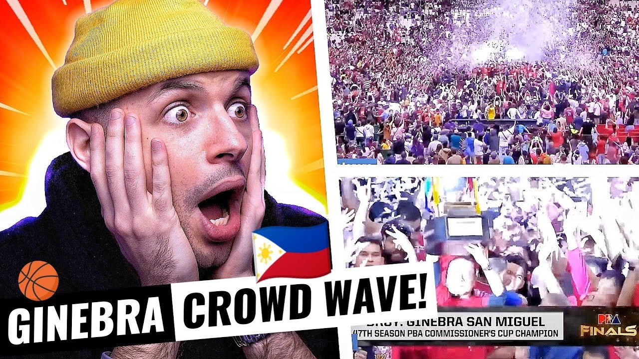 This FILIPINO crowd at the PBA Finals Ginebra vs Bay Dragons is INSANE! HONEST REACTION