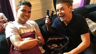 David Brazil entrevista Thiago Silva em Paris David Brazil entrevista Thiago Silva em Paris