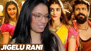 Jigelu Rani Song Reaction Rangasthalam Video Songs Ram Charan, Pooja Hegde
