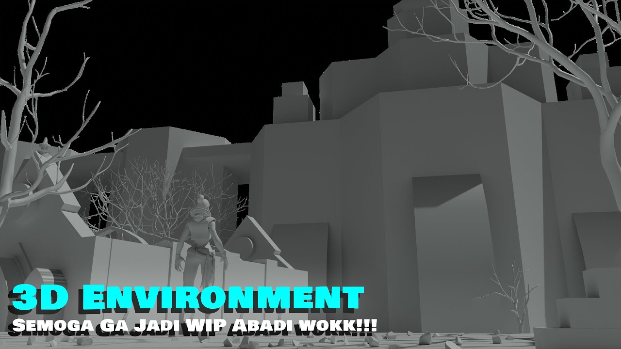 INI 3D ENVIRONMENT WOK bukan SAWIT WOKKK | Blender 3D Indonesia