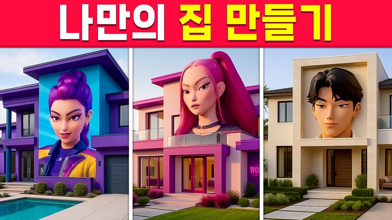 나만의 KPOP DEMON HUNTERS 집 만들기 👩‍🦰😈🏠 너라면 어떤 선택을 할래...? 💖 50가지 극한의 선택!