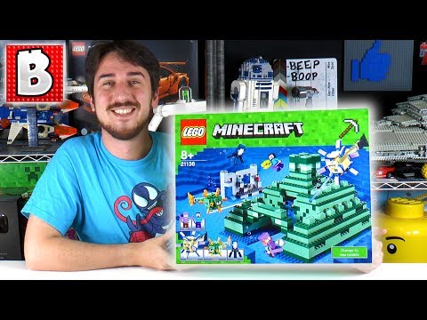 LEGO Minecraft The Ocean Monument Set 21136! ! !  | BrickVault LIVE Build Review - LEGO Minecraft The Ocean Monument Set 21136! ! !  | BrickVault LIVE Build Review
